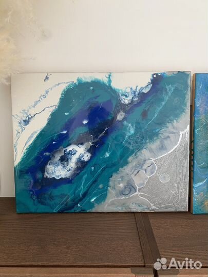 Картина абстракция акрил