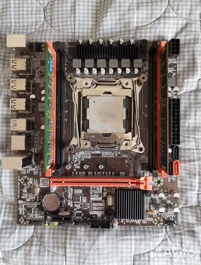Xeon 2650v4, 16 gb оперативки, материнка, куллер