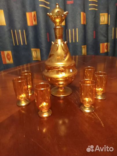 Набор из дутого стекла, СССР