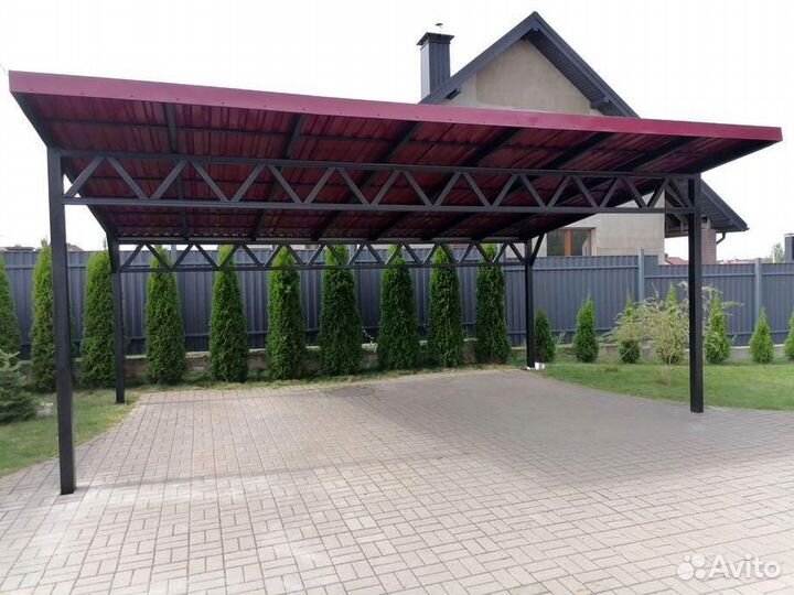 Навес из поликарбоната