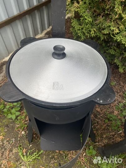 Казан с печькой 8л,10л,12л