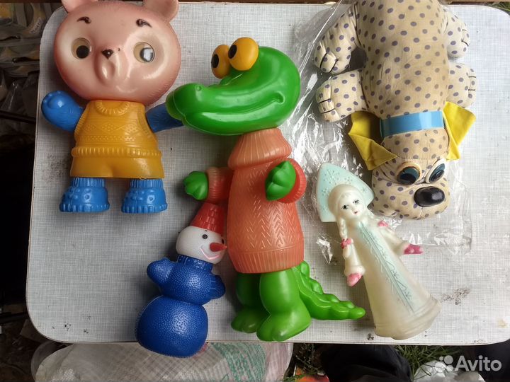 Игрушки СССР пластмассовые,резиновые,надувные
