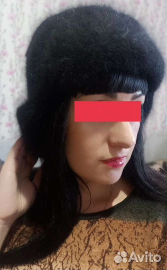 Шапка женская из ангорки