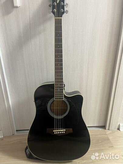 Электроакустическая гитара Ibanez pf15ece bk