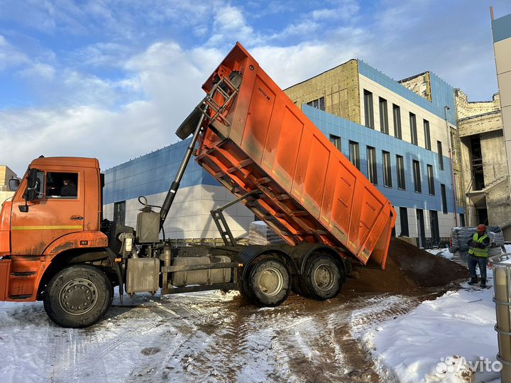 Песок сеянный для стяжки