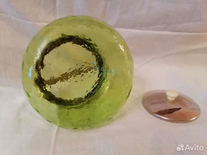 Саханица новая Ленмашзавод зелёное стекло