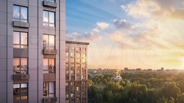2-к. квартира, 60,1 м², 17/25 эт.