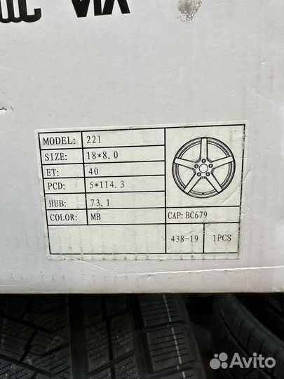 Диски Vossen cv3 R18 5x114.3