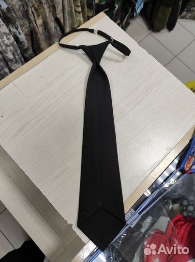 Галстук черный форменный