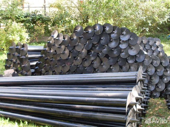 Сваи винтовые для фундамента с завода