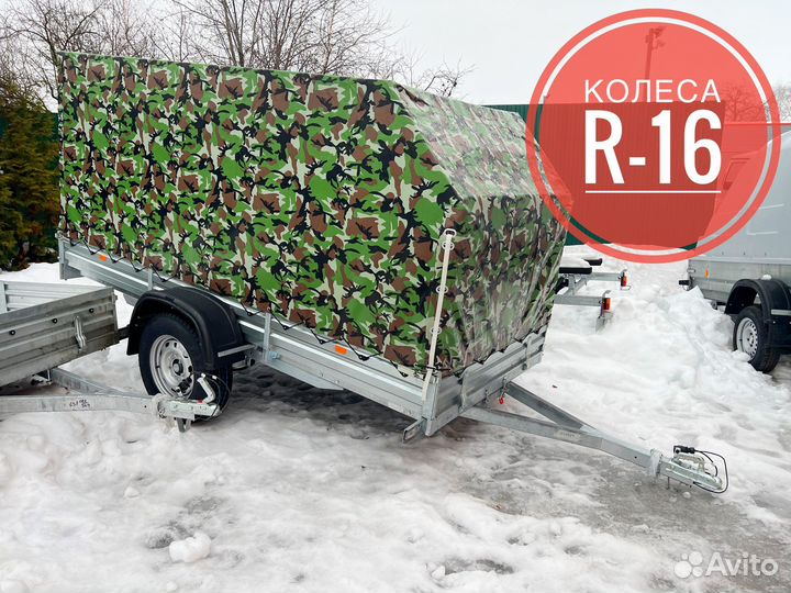 Прицеп для снегохода. R16. Камуфляж