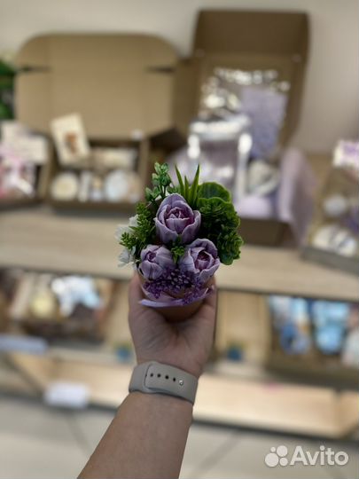 Букет из мыла