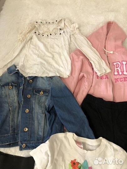 Одежда для девочки пакетом 140