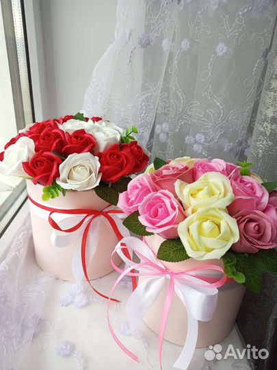 Мыльные розы букеты