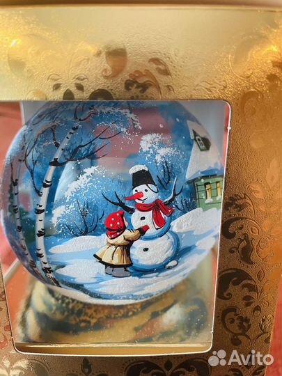 Елочные шары Ариель стекло