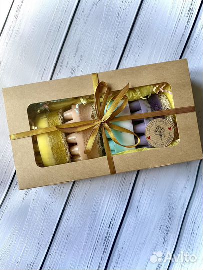 Мыло массажное с люфой(в ассортименте)