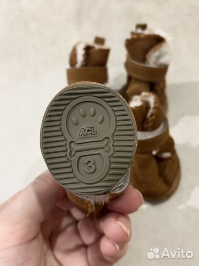 Ботинки для собак мелких пород р 3