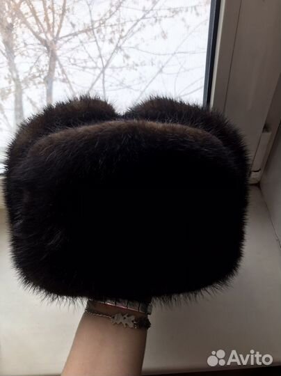 Норковая шапка мужская