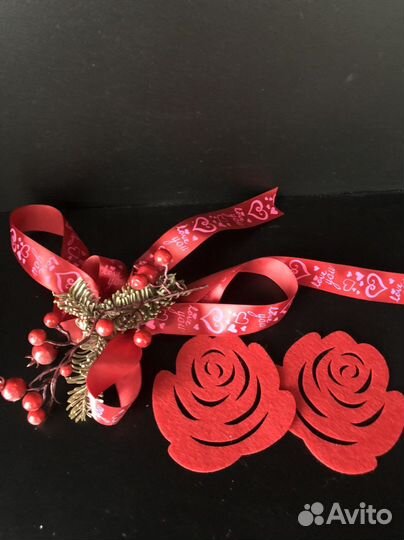 Салфетки фетровые декоративные