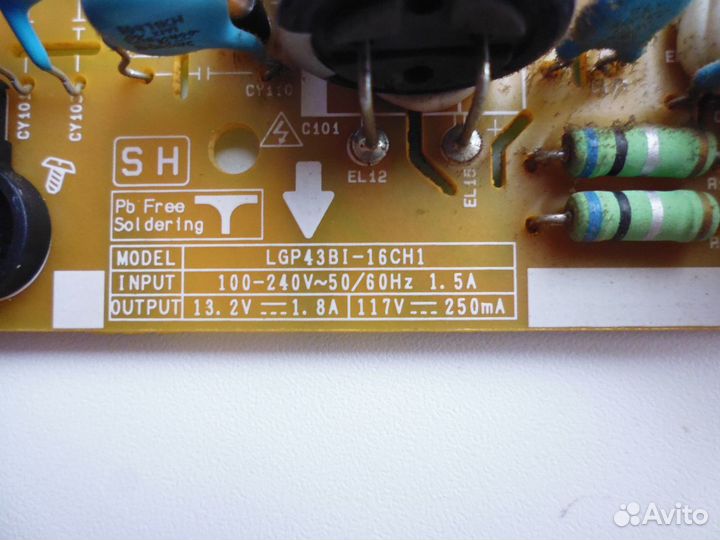 Блок питания EAX66822701(1.5) от LG 43LH541V