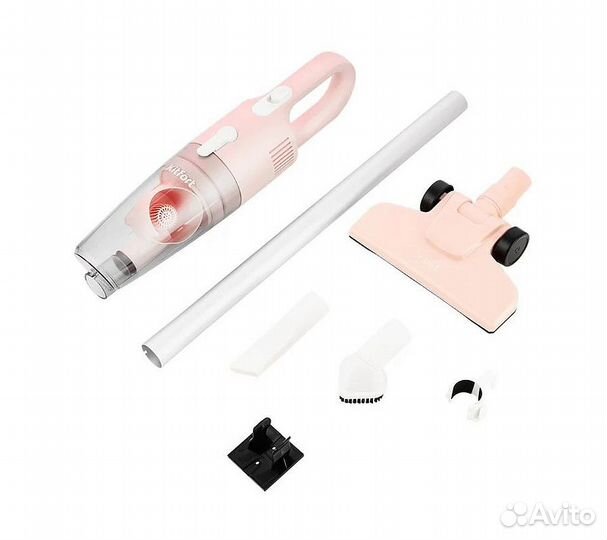 Пылесос вертикальный Kitfort кт-586-3 розовый