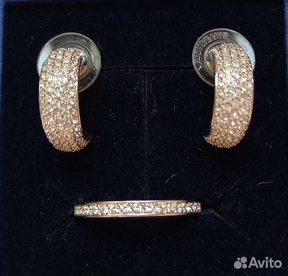 Кольцо и серьги Swarovski