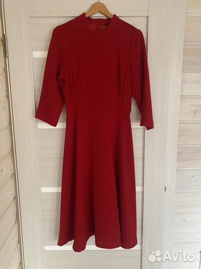 Платье zara красное размер М