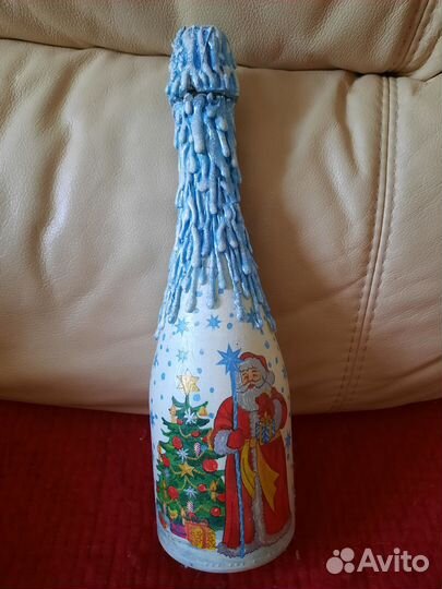 Бутылка декорированная