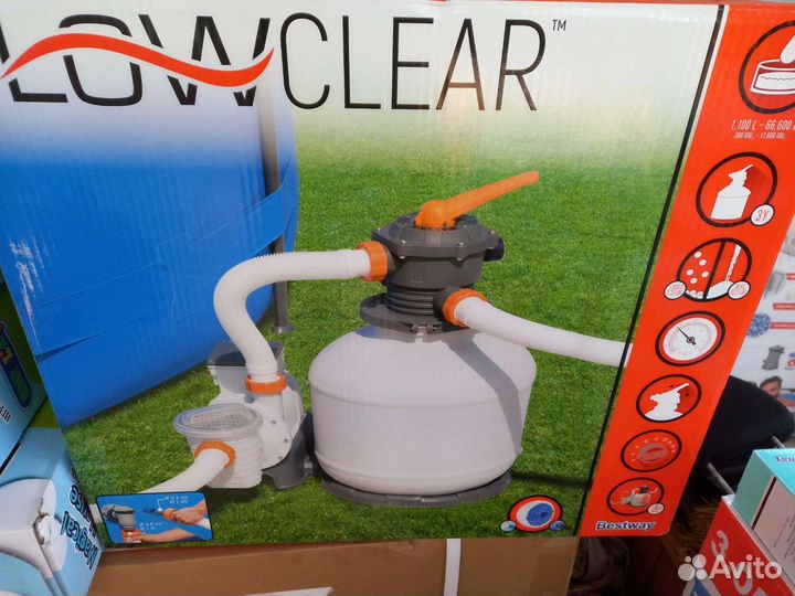 Песочный фильтр насос для бассейна