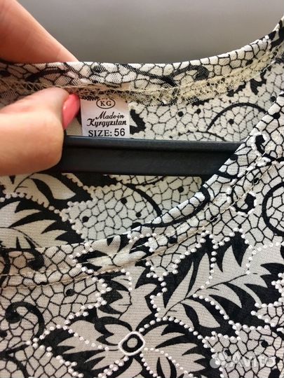 Блузк как новая, размер 56