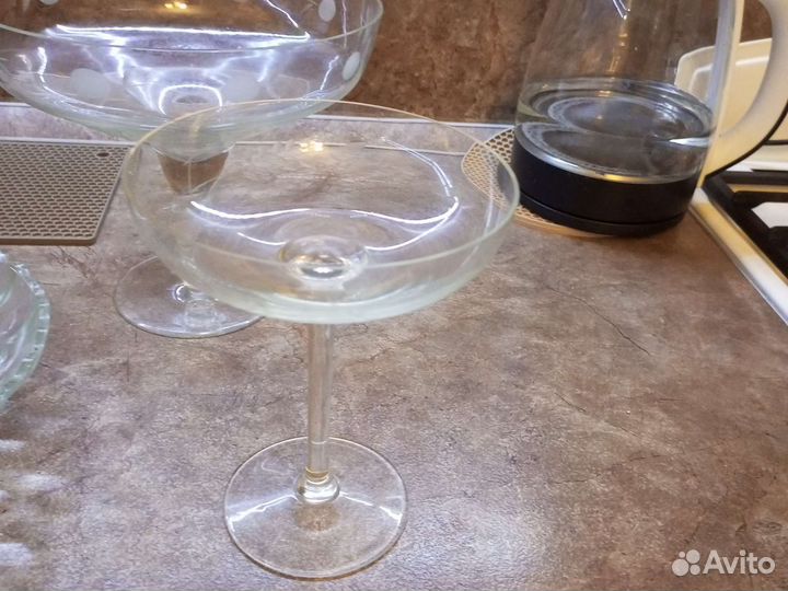 Вазы для фруктов на ножке СССР