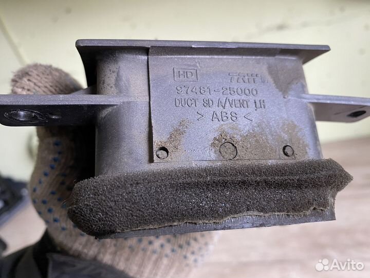 Дефлектор воздуховода панели hyundai accent