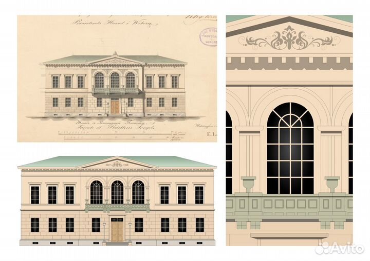 Отрисовка в вектор