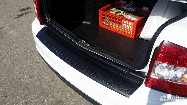 Накладка на задний бампер Лада Приора 2170 седан