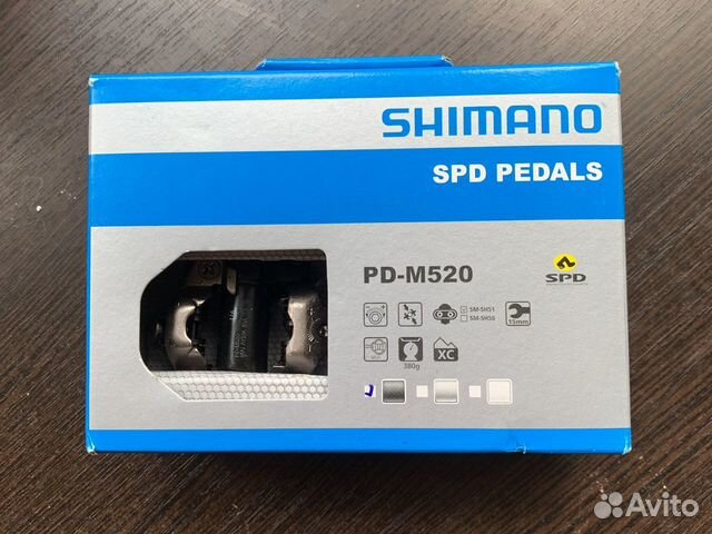 Новые педали Shimano pd-m520 ориг