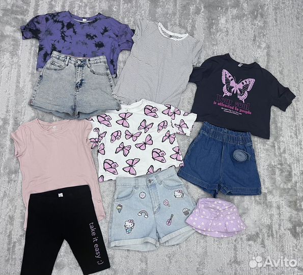 Летние вещи для девочки 146-152