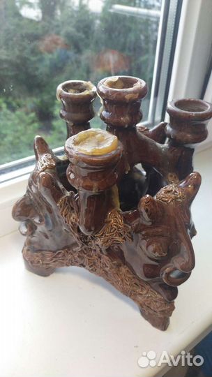 Подсвечник керамика