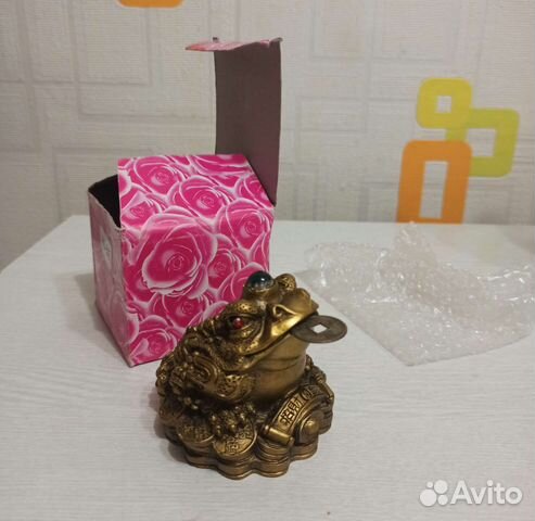 Сувенир лягушка фэн-шуй