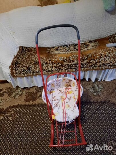 Санки с большими колёсами