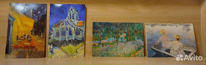 Импрессионисты. Двойные открытки с конвертом. Моне