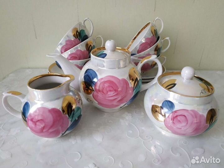 Сервиз чайный Агашки перламутр 90 год