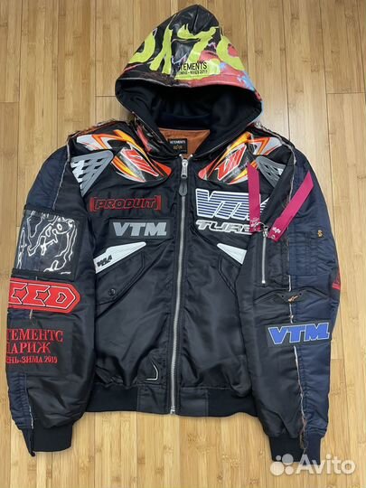 Vetements racing bomber для покупателя