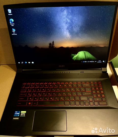 Игровой ноутбук msi 17 3