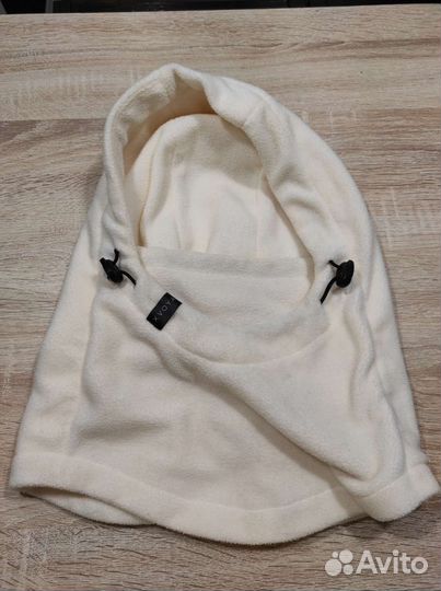 Балаклава флисовая молочная