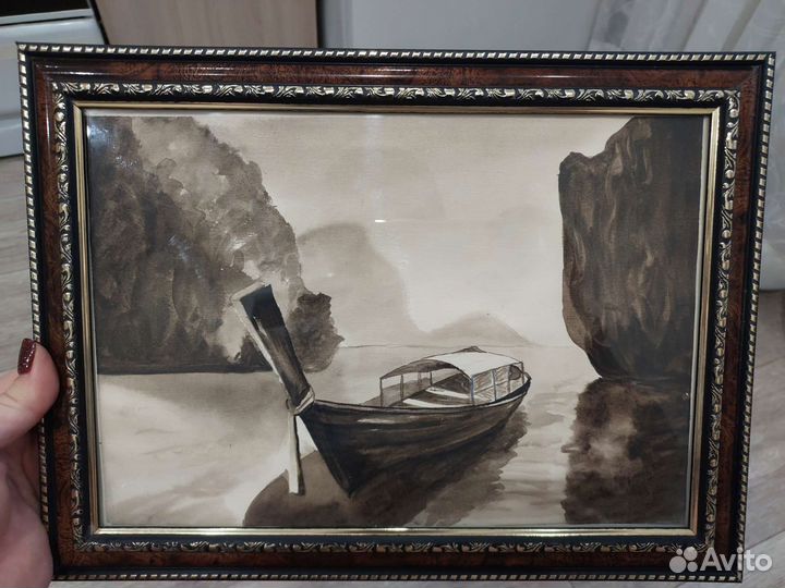 Картина в раме Акварель