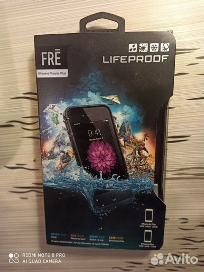 Водозащитный чехол fre для iPhone 6/6s Plus черный