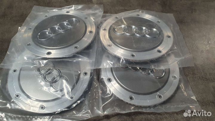 Заглушки дисков колпачки Audi 148мм 4B0601165A