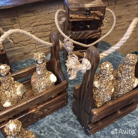 Упаковка с бутылкой