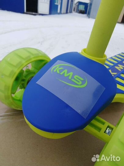 Новый Детский 3-х колесный самокат KMS