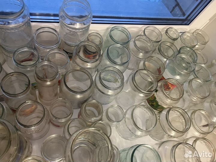 Банки стеклянные, от 200 мл до 1 литра